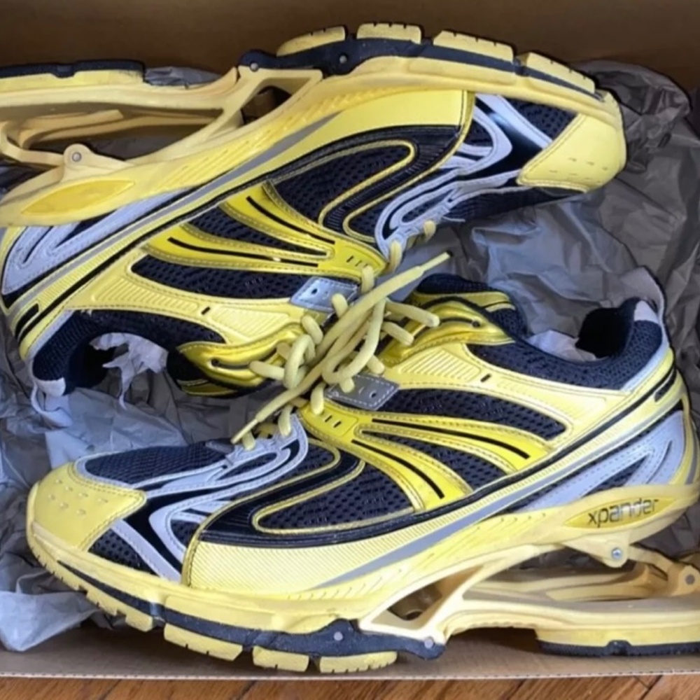 Balenciaga X-pander sneakers in yellow, size 44 (US 11) AUTHENTIC!! - Picture 2 of 4
